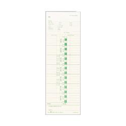Tops Business Forms Time Cards,Numbered Days,Full Payroll,100/Pack,3-1/2 x10-1/2 (TOP12553)