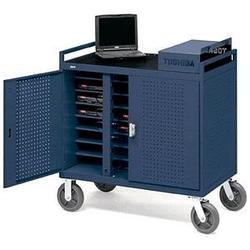 Toshiba Bretford 24 Unit Preassembled Notebook Cart - Steel - Blue (PA1358U-1SA24)