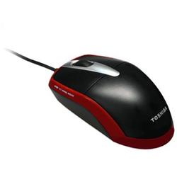 Toshiba USB Laser Tilt-Wheel Mouse - Laser - USB - Red