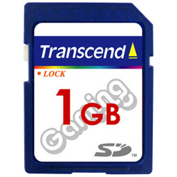 TRANSCEND INFORMATION Transcend 1GB Gaming Secure Digital Card - 1 GB