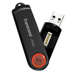 TRANSCEND INFORMATION Transcend 8GB JetFlash 220 Fingerprint USB 2.0 Flash Drive - 8 GB - USB - External