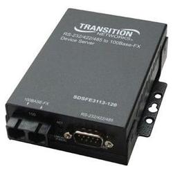 TRANSITION NETWORKS Transition Networks 1-Port Device Server - 1 x DB-9 , 1 x ST