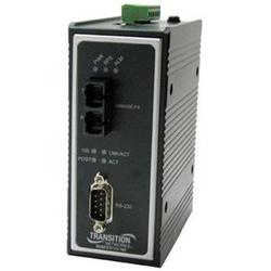 TRANSITION NETWORKS Transition Networks 1-Port Industrial Device Server - 1 x DB-9 , 1 x ST