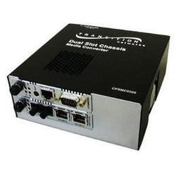TRANSITION NETWORKS Transition Networks CPSMC0200-210 Point System Dual Slot Chassis Media Converter