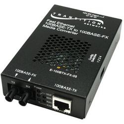 TRANSITION NETWORKS Transition Networks E-100BTX-FX-05(SM) Fast Ethernet Media Converter - 1 x RJ-45 , 1 x SC Duplex - 100Base-TX, 100Base-FX