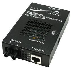 TRANSITION NETWORKS Transition Networks Fast Ethernet Stand-Alone Media Converter - 1 x RJ-45 , 1 x ST Duplex - 100Base-TX, 100Base-FX (E-100BTX-FX-05-NA)