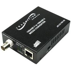 TRANSITION NETWORKS Transition Networks Just Convert-IT J/E-CX-TBT-02 RJ-45 To BNC Media Converter - 1 x RJ-45 , 1 x BNC - 10Base-T, 10Base-2