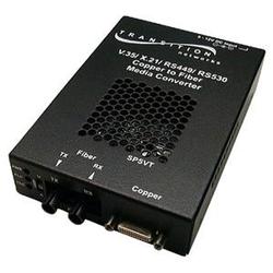 TRANSITION NETWORKS Transition Networks Serial Copper to Fiber Media Converter - 1 x DB-26 , 1 x SC Duplex