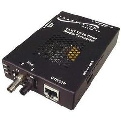 TRANSITION NETWORKS Transition Networks T1/E1 Copper to Fiber Remote Management Media Converter - 2 x BNC , 1 x ST Duplex - T1/E1 - Wall-mountable