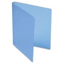 Avery-Dennison Translucent Poly Round Ring Binder, 1/2 Capacity, Blue (AVE15721)