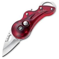 Buck Transport, Translucent Red Handle, Plain