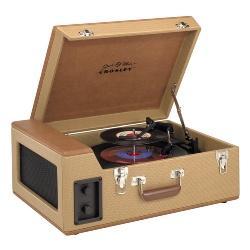 Crosley Traveler Stack - O - Matic in Brown/Tweed - - CR89-BT