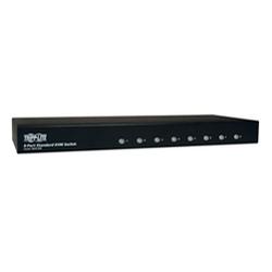 Tripp Lite 8-Port 1U Rackmount KVM Switch - 8 x 1 - 8 x HD-15 Keyboard/Mouse/Video - 1U - Rack-mountable