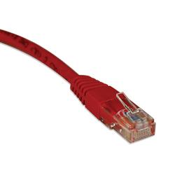 Tripp Lite Cat5e Patch Cable - 1 x RJ-45 - 1 x RJ-45 - 10ft - Red