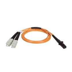 Tripp Lite Fiber Optic Duplex Patch Cable - 1 x MT-RJ - 2 x SC - 49.21ft - Orange
