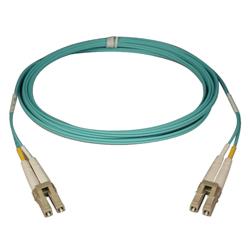 Tripp Lite Fiber Optic Duplex Patch Cable - 2 x LC - 2 x LC - 16.4ft - Aqua Blue