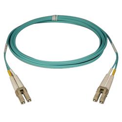 Tripp Lite Fiber Optic Duplex Patch Cable - 2 x LC - 2 x LC - 3.28ft - Aqua Blue
