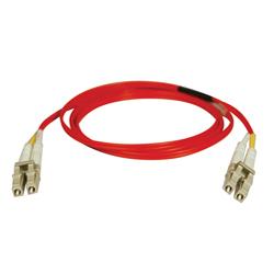 Tripp Lite Fiber Optic Duplex Patch Cable - 2 x LC - 2 x LC - 3.28ft - Red