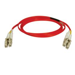 Tripp Lite Fiber Optic Duplex Patch Cable - 2 x LC - 2 x LC - 49.21ft - Red