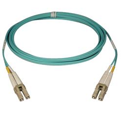 Tripp Lite Fiber Optic Duplex Patch Cable - 2 x LC - 2 x LC - 6.56ft - Aqua Blue