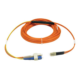 Tripp Lite Fiber Optic Duplex Patch Cable - 2 x LC - 2 x SC - 16.4ft (N424-05M)