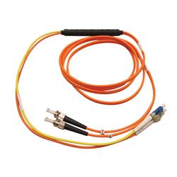 Tripp Lite Fiber Optic Duplex Patch Cable - 2 x LC - 2 x ST - 32.81ft