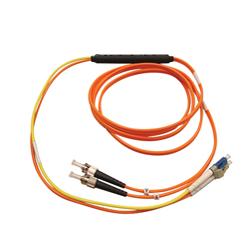 Tripp Lite Fiber Optic Duplex Patch Cable - 2 x LC - 2 x ST - 6.56ft