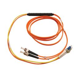 Tripp Lite Fiber Optic Duplex Patch Cable - 2 x LC - 2 x ST - 9.84ft