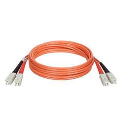 Tripp Lite Fiber Optic Duplex Patch Cable - 2 x SC - 2 x SC - 13.12ft - Orange