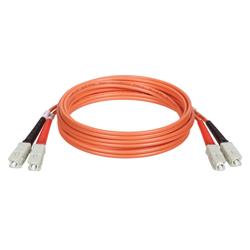 Tripp Lite Fiber Optic Duplex Patch Cable - 2 x SC - 2 x SC - 1ft - Orange