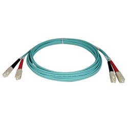Tripp Lite Fiber Optic Duplex Patch Cable - 2 x SC - 2 x SC - 3.28ft - Aqua Blue