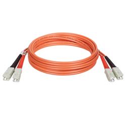 Tripp Lite Fiber Optic Duplex Patch Cable - 2 x SC - 2 x SC - 49.21ft - Orange