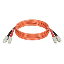 Tripp Lite Fiber Optic Duplex Patch Cable - 2 x SC - 2 x SC - 98.43ft - Orange
