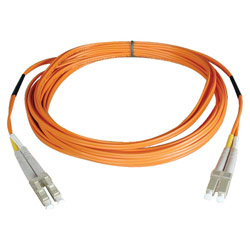 Tripp Lite Fiber Optic Duplex Patch Cable (Riser) - 2 x LC - 2 x LC - 3.28ft - Orange