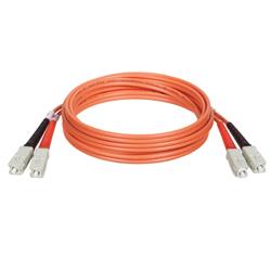 Tripp Lite Fiber Optic Multimode Duplex Patch Cable - 2 x SC - 2 x SC - 16.4ft - Orange