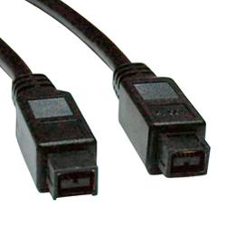 Tripp Lite FireWire Cable - 1 x FireWire - 1 x FireWire - 10ft - Black (F015-010)