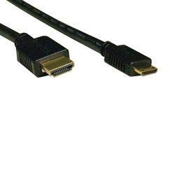 Tripp Lite HDMI to Mini-HDMI Gold Digital Video Cable - 1 x HDMI - 1 x mini-HDMI - 6ft - Black
