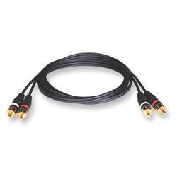 Tripp Lite High Resolution Gold Audio Cable - 2 x RCA - 2 x RCA - 12ft