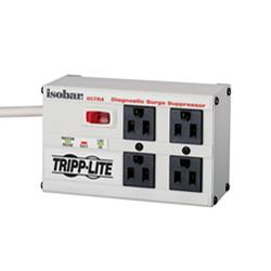 Tripp Lite Isobar 4 Outlet 120V Surge Suppressor - Receptacles: 4 x NEMA 5-15R - 2200J (ISOBAR4ULTRA)