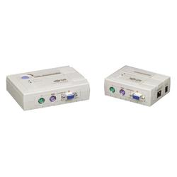 Tripp Lite KVM Console/Extender Kit - 1 Remote User(s) - 2 x mini-DIN (PS/2) Keyboard/Mouse, 1 x HD-15 Video
