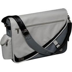 Tripplite Tripp Lite NB1094GY Designer Messenger Brief Bag - Koskin - Light Gray, Dark Gray