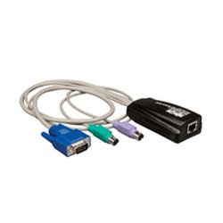 Tripp Lite NetCommander PS2 Server Interface Module - RJ-45 Female to 15-pin D-Sub (HD-15) Male, 2 x 6-pin mini-DIN (PS/2) Male
