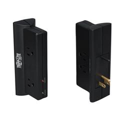 Tripp Lite Protect It! TLP4BK 4 Outlet Surge Suppressor - Receptacles: 4 x NEMA 5-15R - 670J