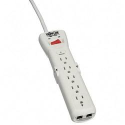 Tripp Lite ProtectIT 7 Outlets 120V Surge Suppressor - Receptacles: 7 x NEMA 5-15R - 1270J (SUPER6TEL)