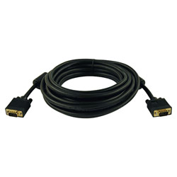 Tripp Lite SVGA/VGA Monitor Cable (Plenum) - 1 x HD-15 - 1 x HD-15 - 50ft - Black