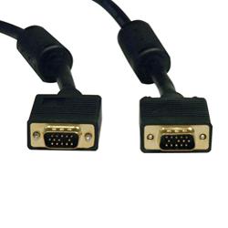 Tripp Lite SVGA/VGA monitor replacement cable - 1 x HD-15 - 1 x HD-15 - 100ft - Black