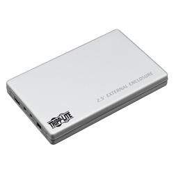 Tripp Lite U256-025-R External Hard Drive Enclosure - Storage Enclosure - 1 x 2.5 - Internal - Silver