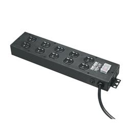 Tripp Lite UL800CB-15 10-Outlet 120 V AC Power Strip - NEMA 5-15P - Receptacle: 10 x NEMA 5-15R - 15ft