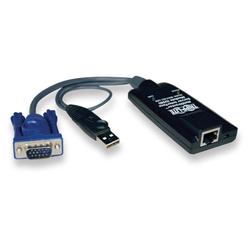 Tripp Lite USB Server Interface Module - 1 - 1 x HD-15 Video, 1 x RJ-45