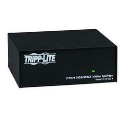 Tripp Lite VGA/SVGA 2-ports Video Splitter - 1 x D-Sub (HD-15) Computer, 2 x D-Sub (HD-15) Monitor - 2048 x 1536 - SVGA